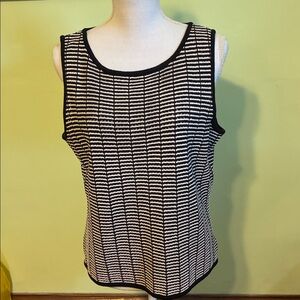 St John Sport sleeveless knit top, size L